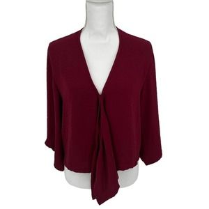 The Impeccable Pig Burgundy Shrug Medium